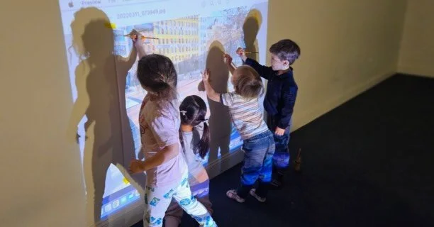 The children of Room 9 have been exploring city planning through a study of the Holland Tunnel rotary. After conducting field analysis and observing the space, they began imagining new possibilities and designing their own thoughtful ideas for how th