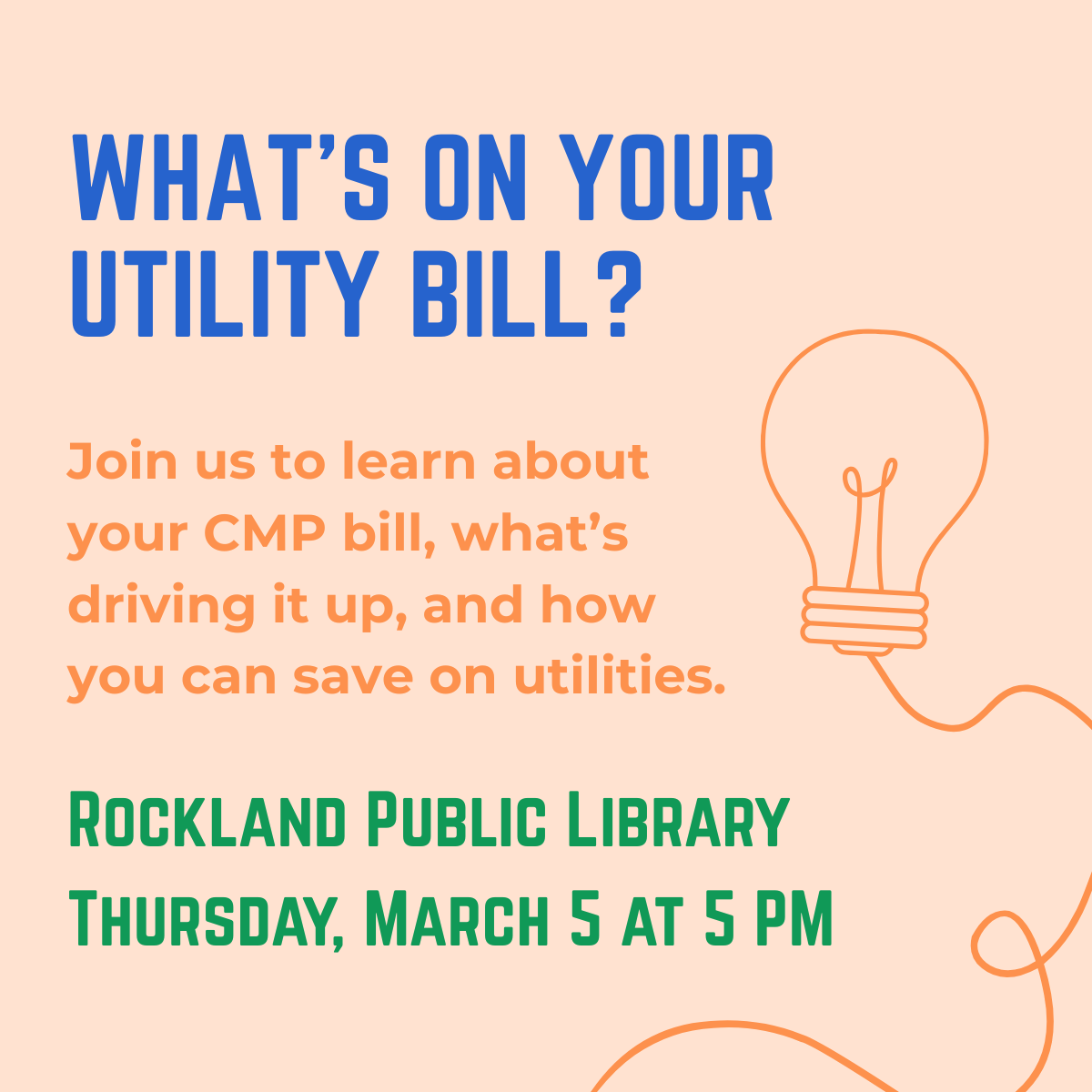 What’s on Your Utility Bill?