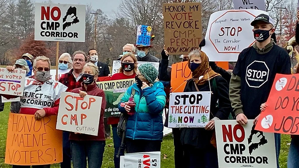 CMP corridor opponents call on the state to pull project permit