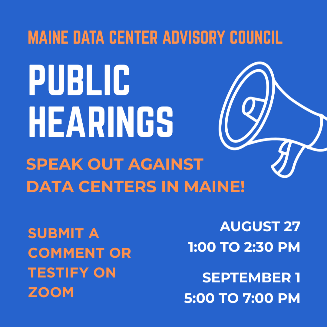 Maine Data Center Advisory Council Public Hearing