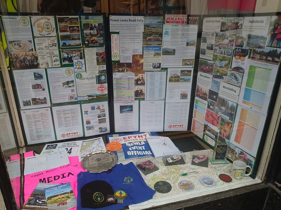 🪟 🏁The Club's Window Display 🏁🪟

Go have a look to see who's picture on display and our Club members achievements 🏆🏆 in the Builth Wells Heritage Society in the Hight Street of Builth Wells for October 🚗💨 🏴󠁧󠁢󠁷󠁬󠁳󠁿

#epyntmotorclub #epyn