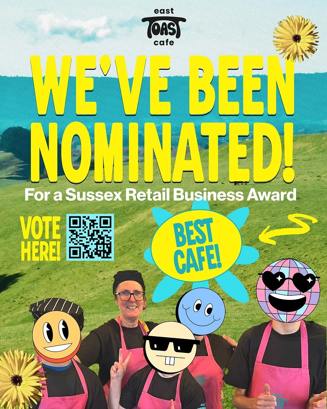 HUGE NEWS!

East TOAST Cafe has been nominated for a Sussex Retail Business Award in the category of BEST CAFE! 🥪 

This is a tremendous accolade for our trainees who run the fabulous cafe 🫶🏻

East TOAST Cafe is a cafe and hospitality business bui