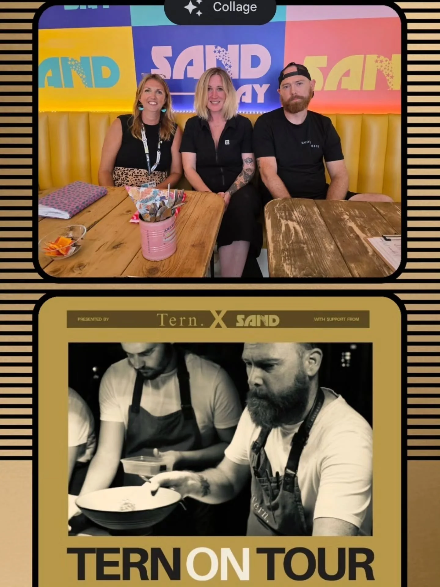 ✨ It&rsquo;s wonderful when you meet like-minded people &mdash; and we can certainly say we&rsquo;ve found that in Johnny and Sophie from @ternrestaurant

They have completely embraced all that we are at SAND, and we are bursting with excitement to b