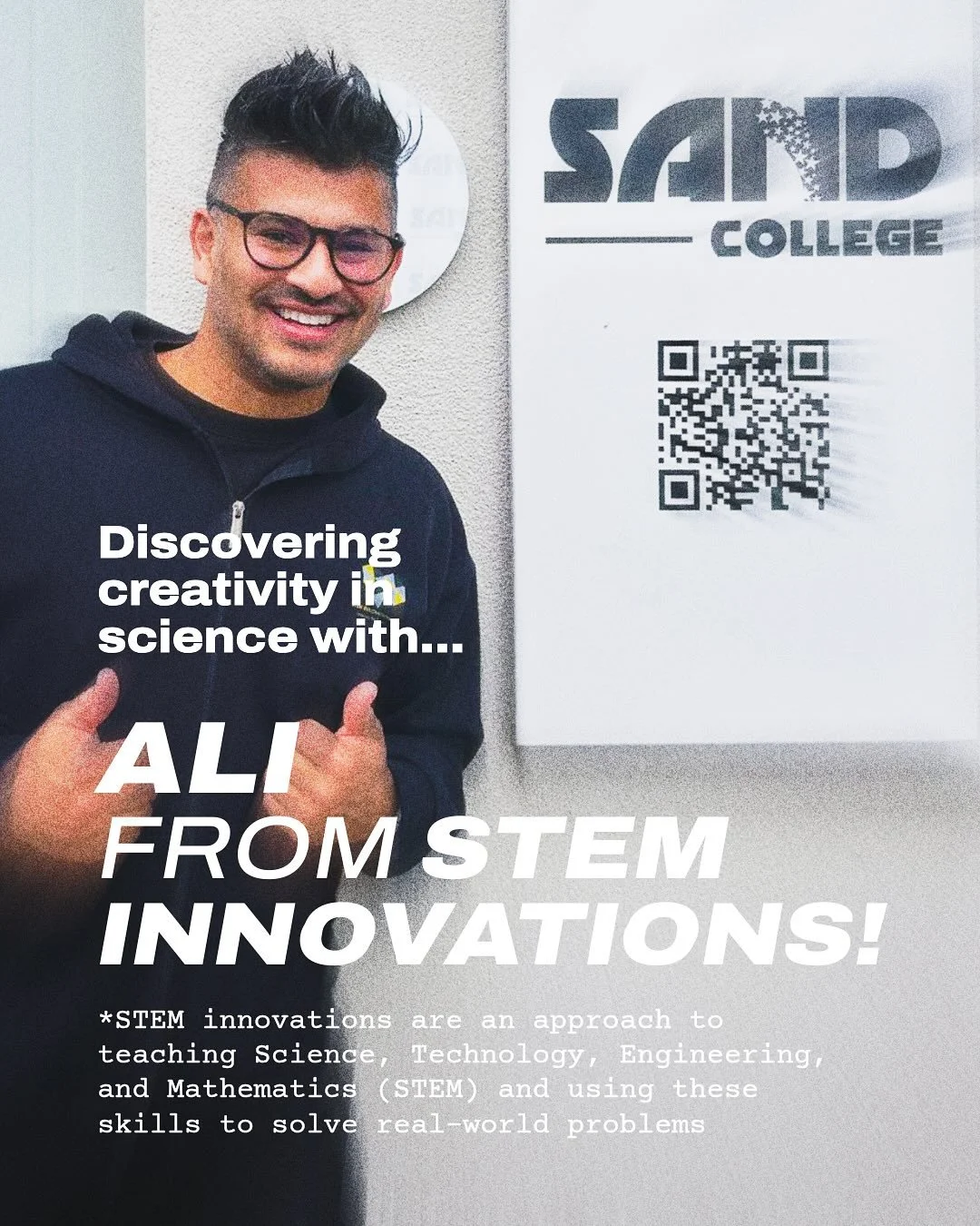 Inspiring our trainees this week at SAND was Ali from STEM INNOVATIONS 👋🏻 

Ali brings STEM to life through hands on workshops designed for young people. His passion for science, technology, engineering, and maths transforms classroom settings into