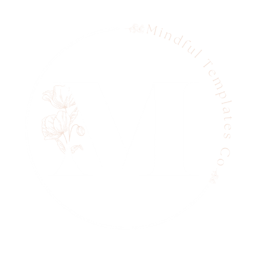 Bible study Mindful template Digital and printable bible study template