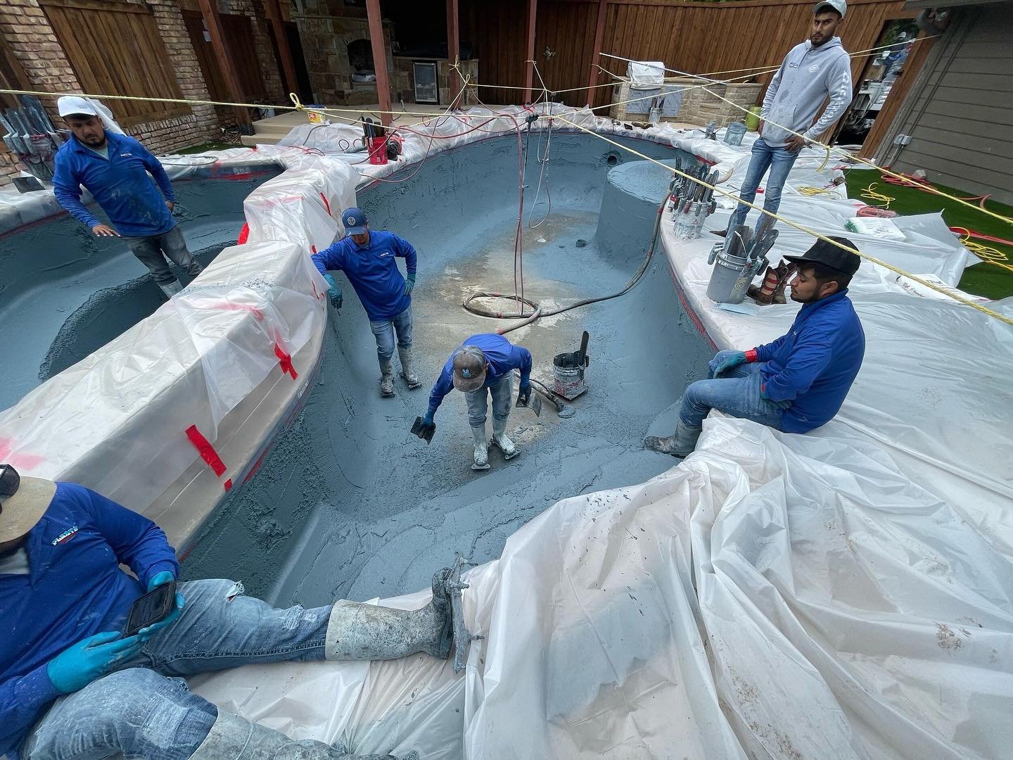 Finishing up another replaster! It&rsquo;s time to fill er&rsquo; up, get it started up and begin on the brush downs! 🫧

Are you ready to replaster your pool? Or interested in other renovation options? Send us a message or call us at (972) 423-7178 