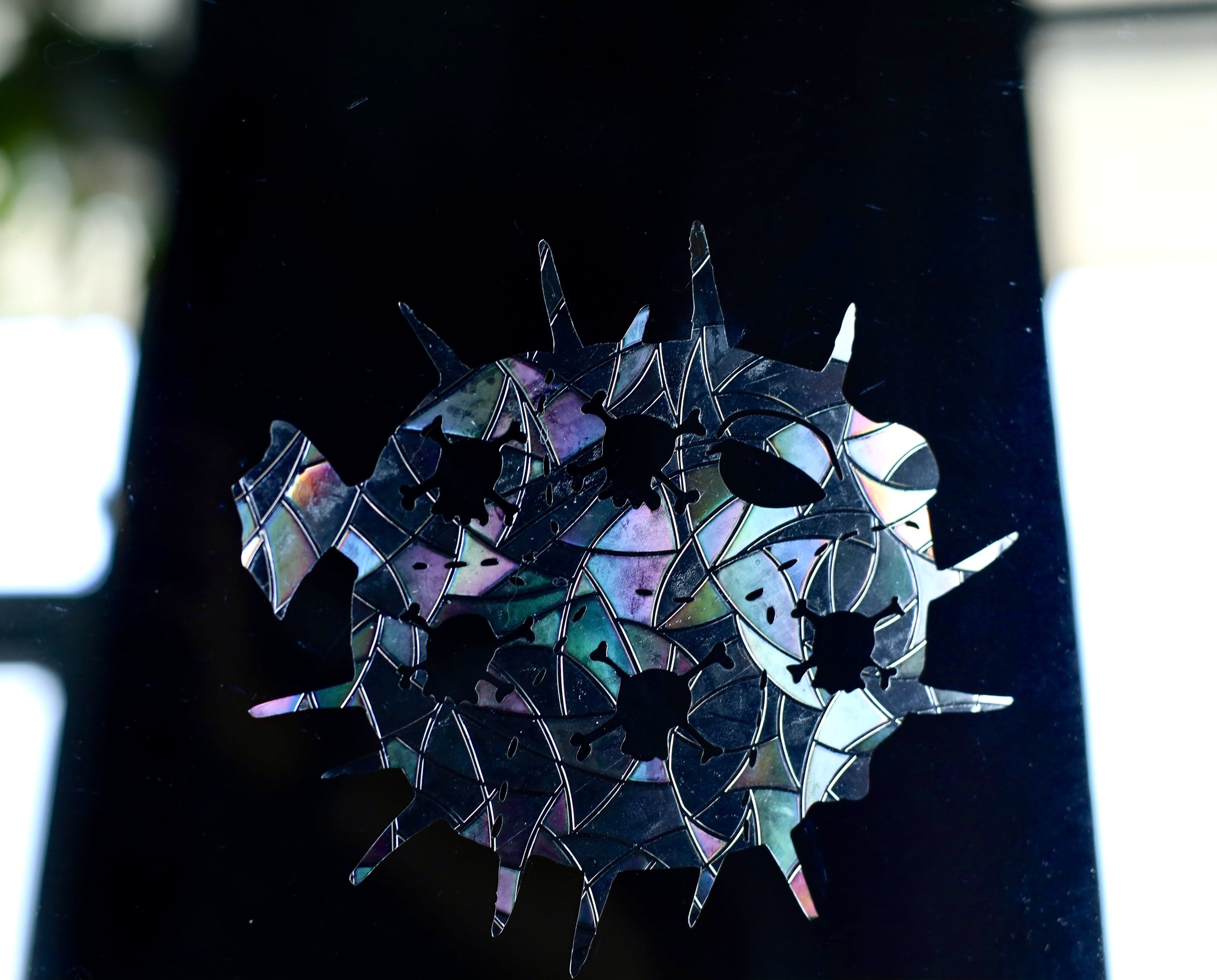 simpsons fugu suncatcher