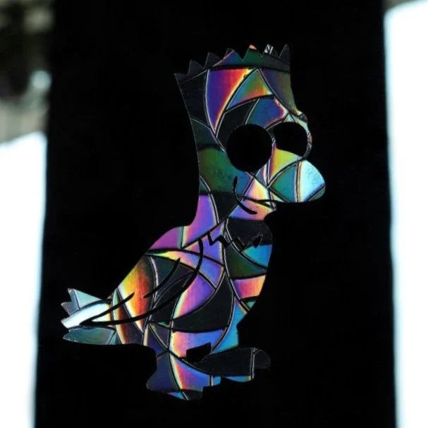 Bart the Raven Prismatic Suncatcher