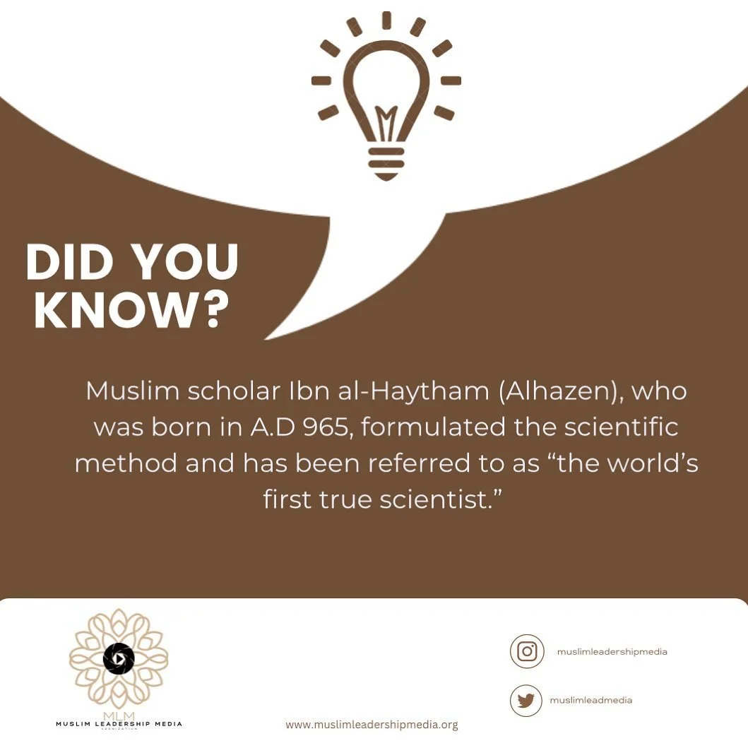 Embrace the Legacy of Ibn al-Haytham!

Born in 965, he laid the foundation for the scientific method, showing that innovation knows no bounds. Young Muslims, let your creativity shine at MLM! Your ideas can shape the future. 

#muslimcreativity #MLM