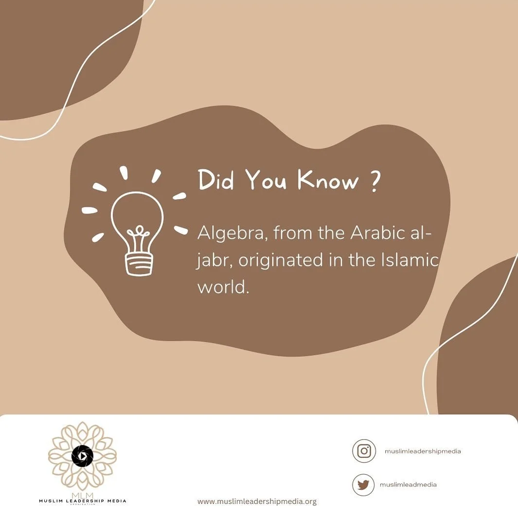Muslims caused the birth of algebra, shaping the course of mathematics and inspiring generations to solve infinite equations of life. Here at MLM, we want to inspire others to display their creativeness and talents to impact future generations with t