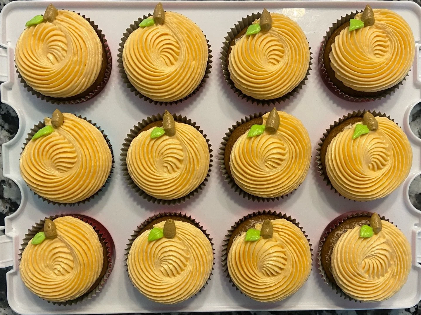 Enjoying some cooler fall weather with pumpkin cream cheese cupcakes!
#sweetgscupcakes #cupcakes #dessert #aurora #illinois #fyp