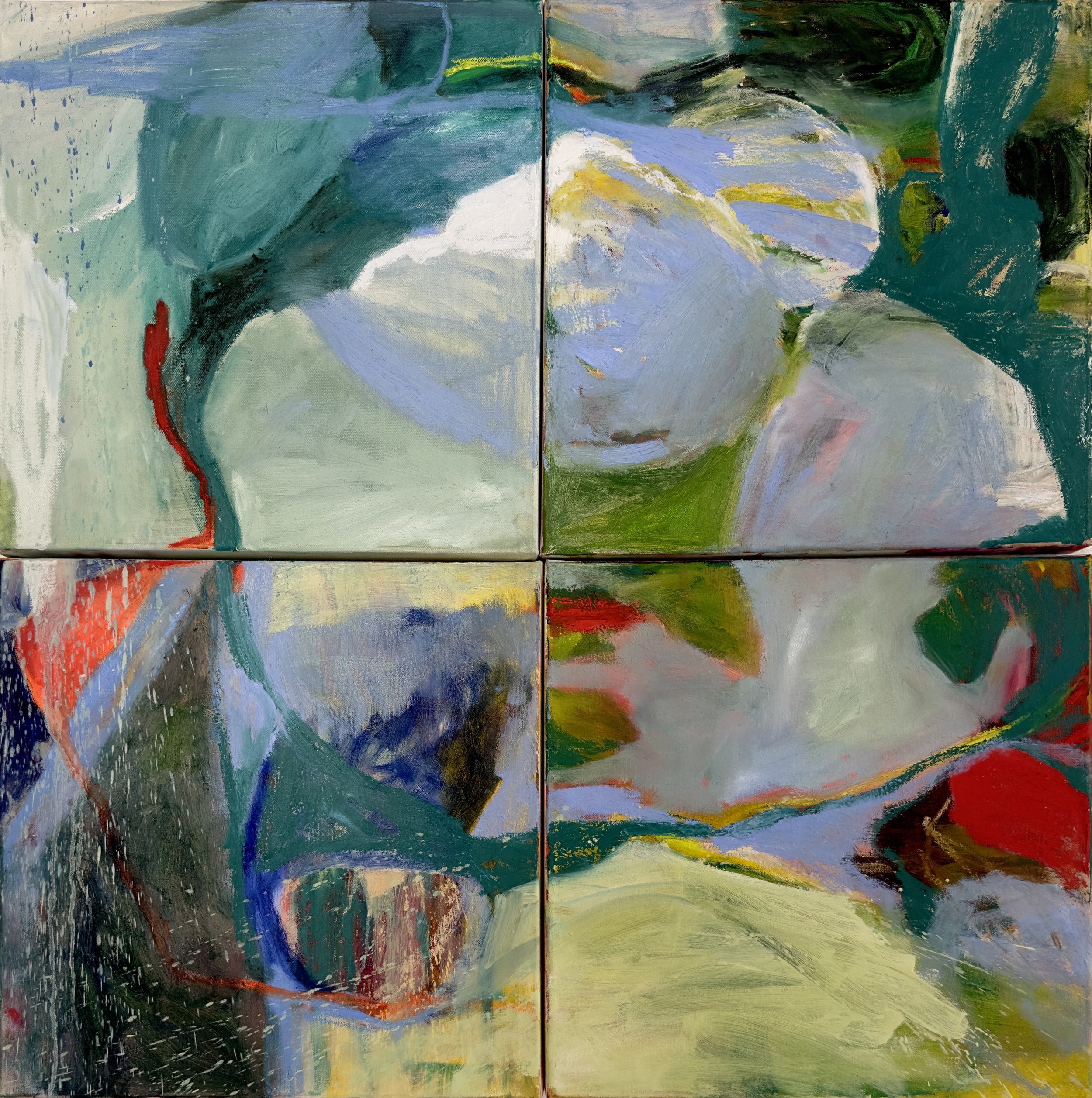 Duckweed, 2026, oil on canvas, 80x80cm