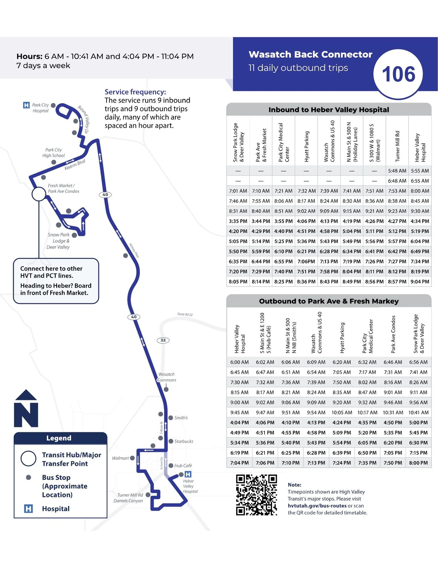 106 Wasatch Back Connect to Park City — High Valley Transit | Free ...