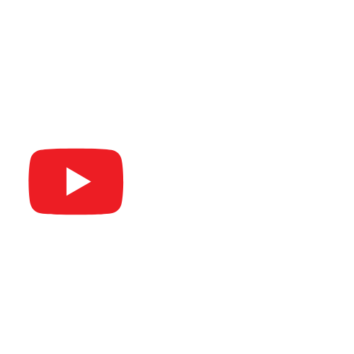 The YouTube logo with a red play button icon and the word YouTube in white text on a black background.