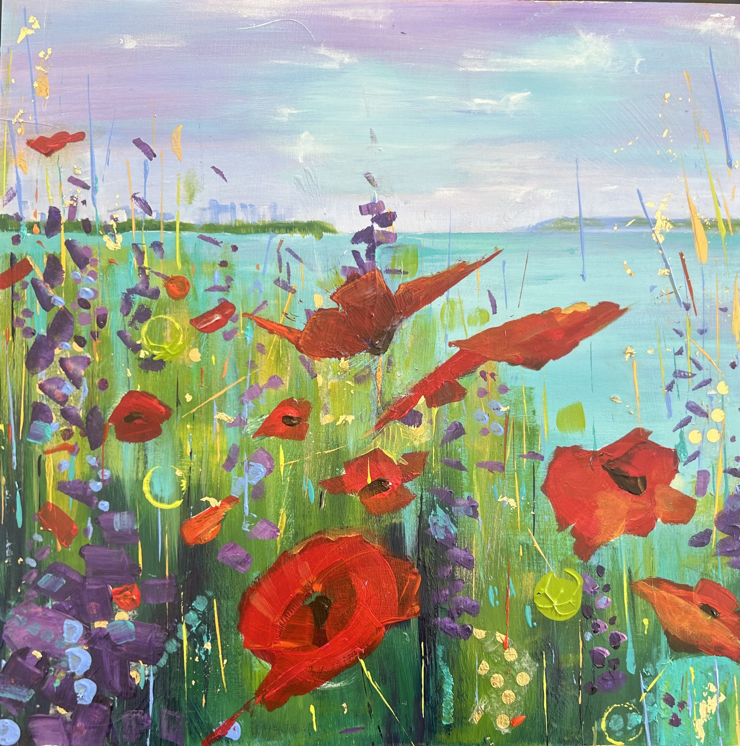 "May" acrylic 16"x16" $600