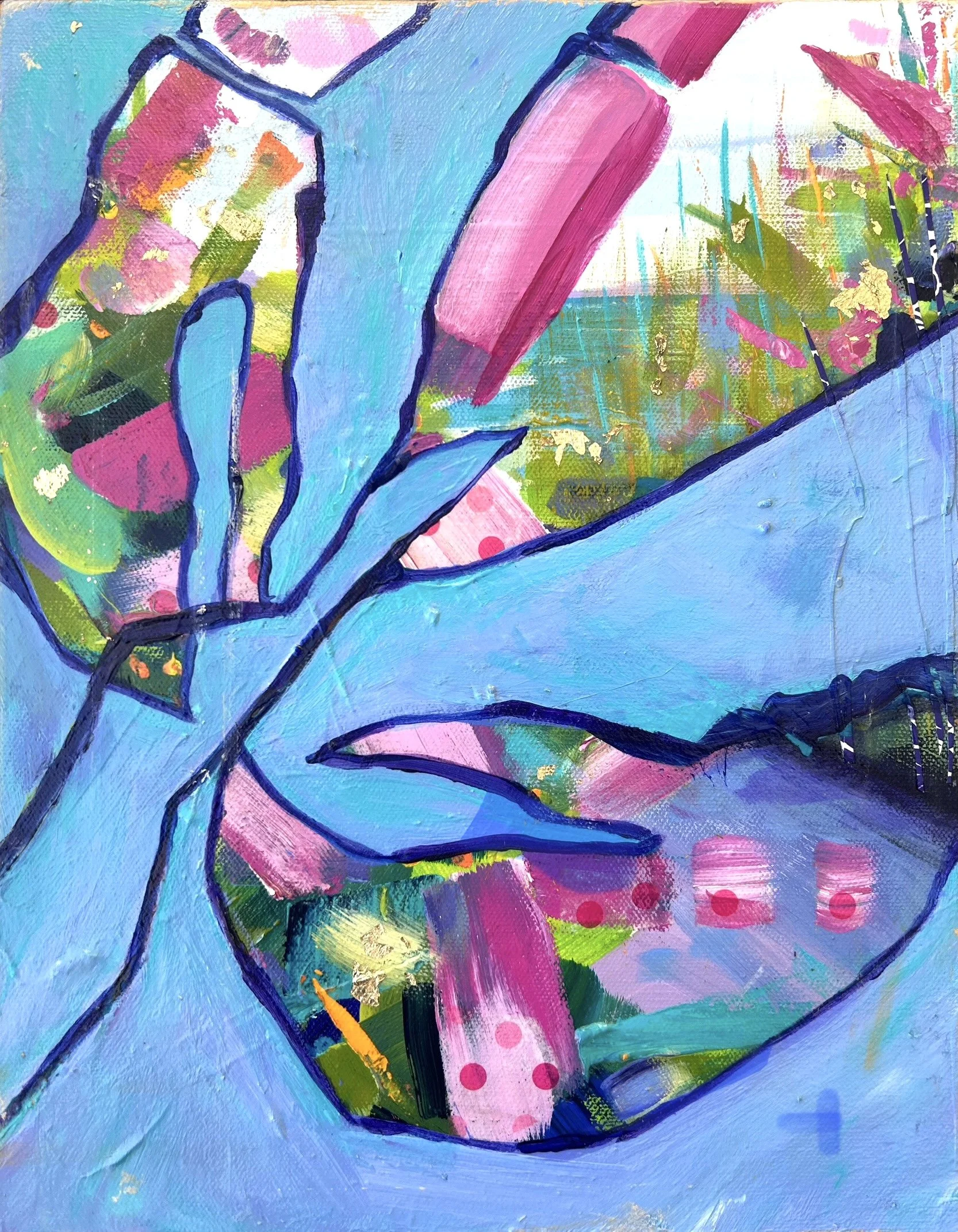 "Lobsterscape" acrylic $700.