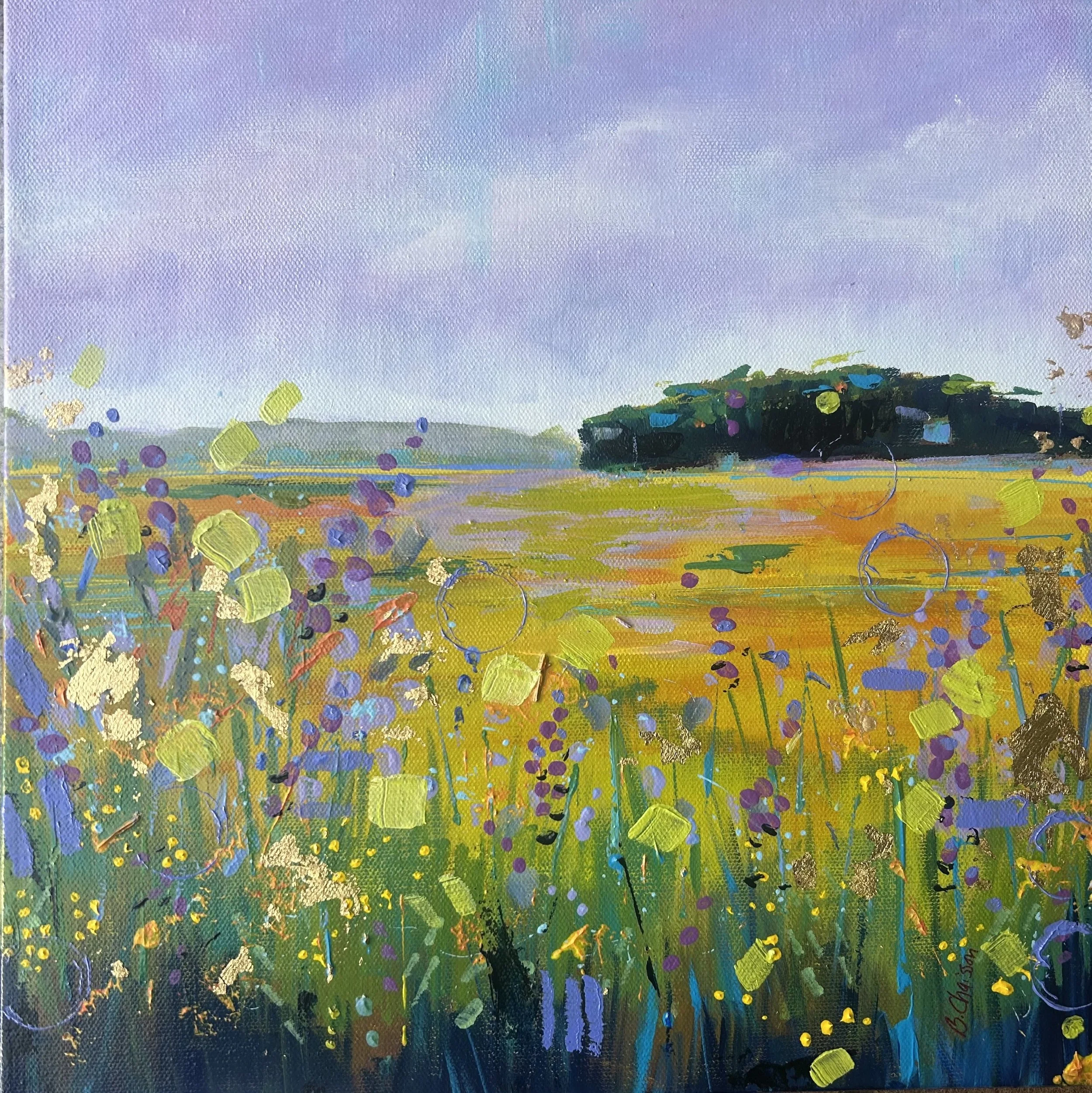 "Golden Marsh" acrylic 14"x14" $350