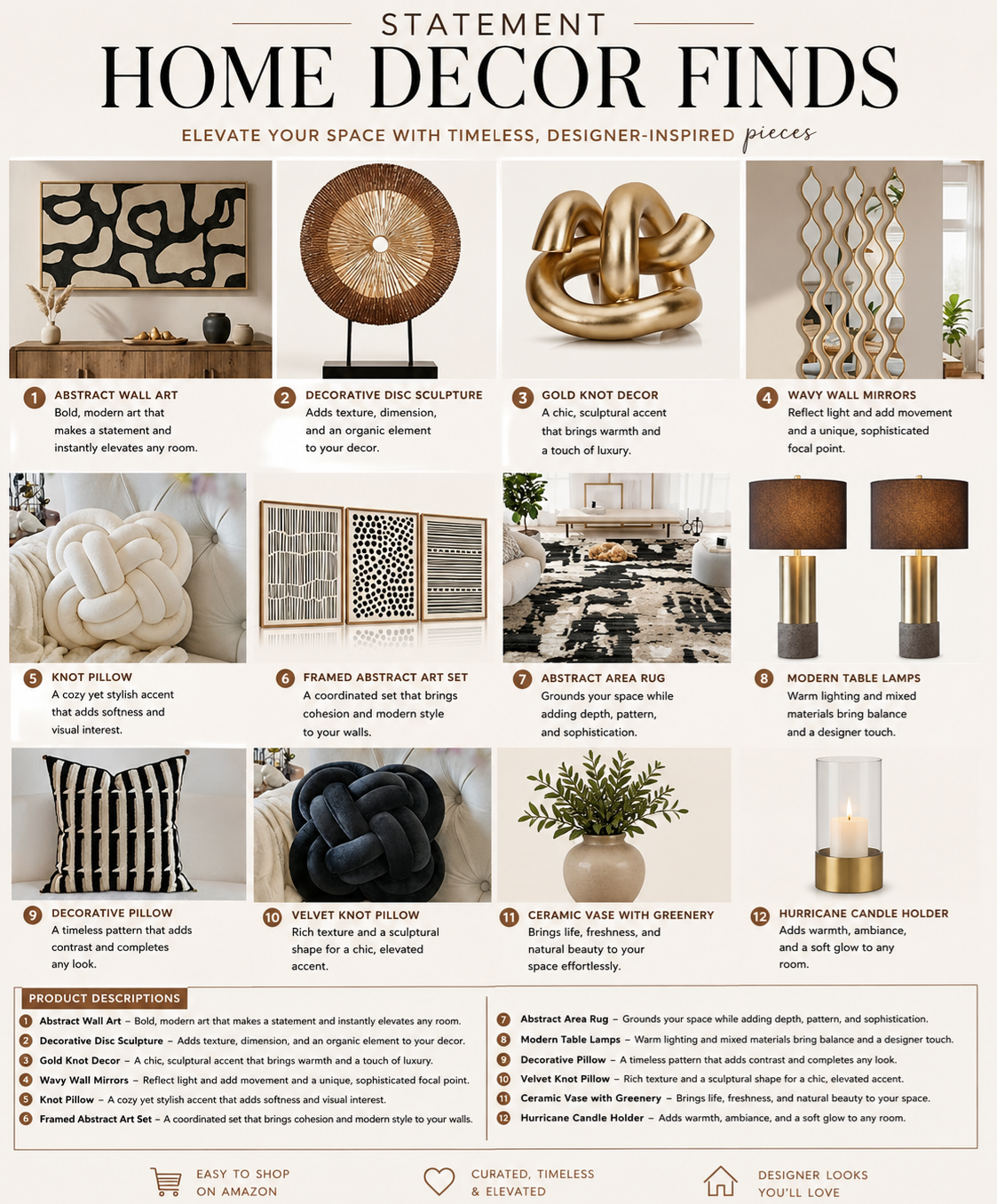Statement Home Décor Finds That Instantly Elevate a Room