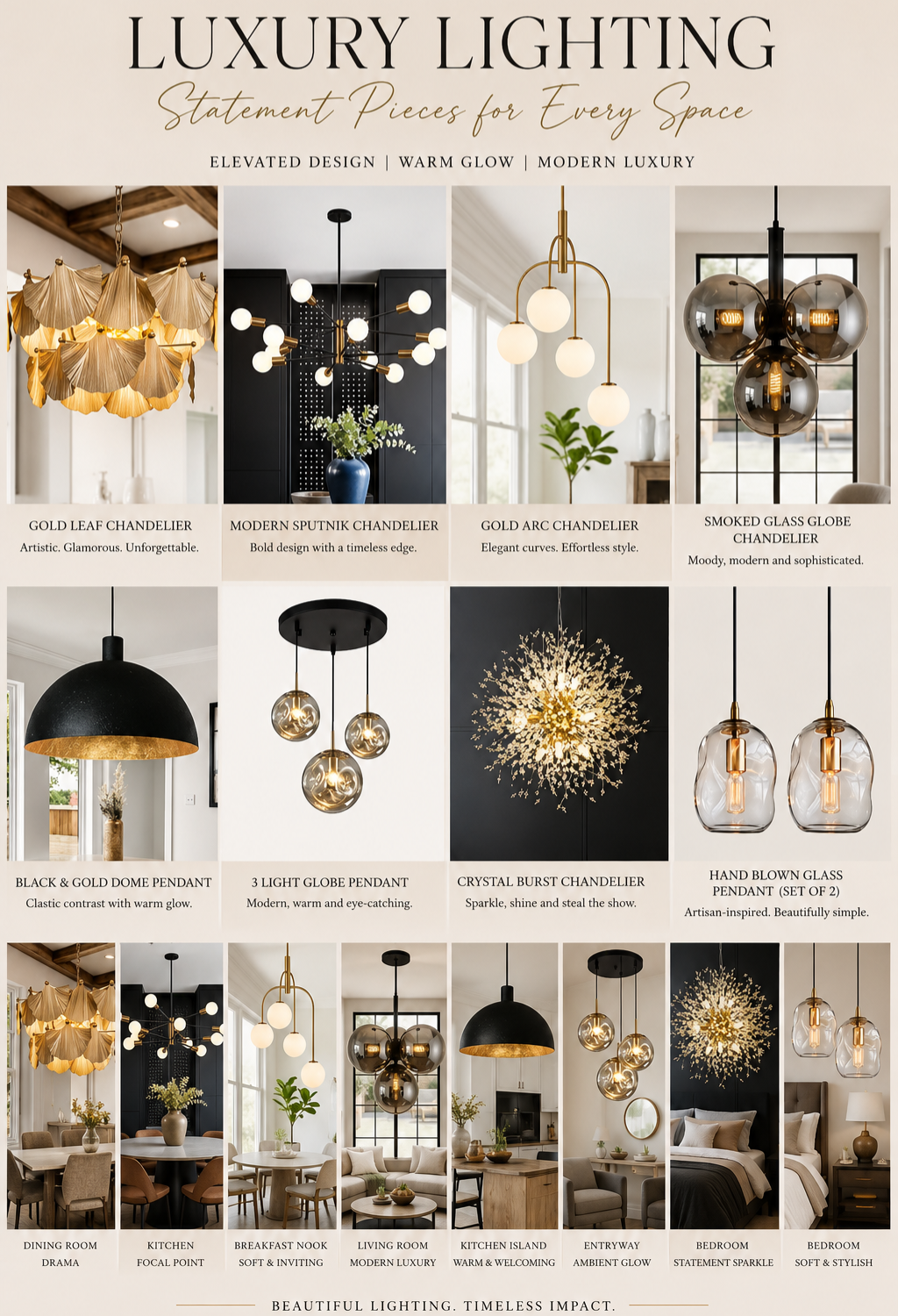 Beyond the Glow: How to Choose Statement Lighting for Every Room