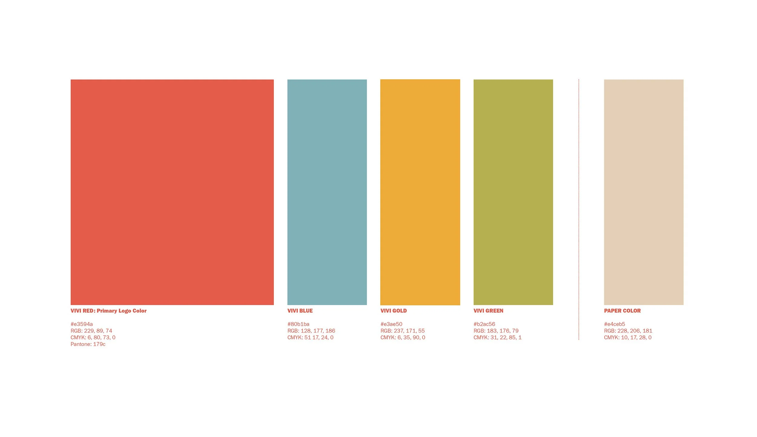Vivi Brand Color Palette