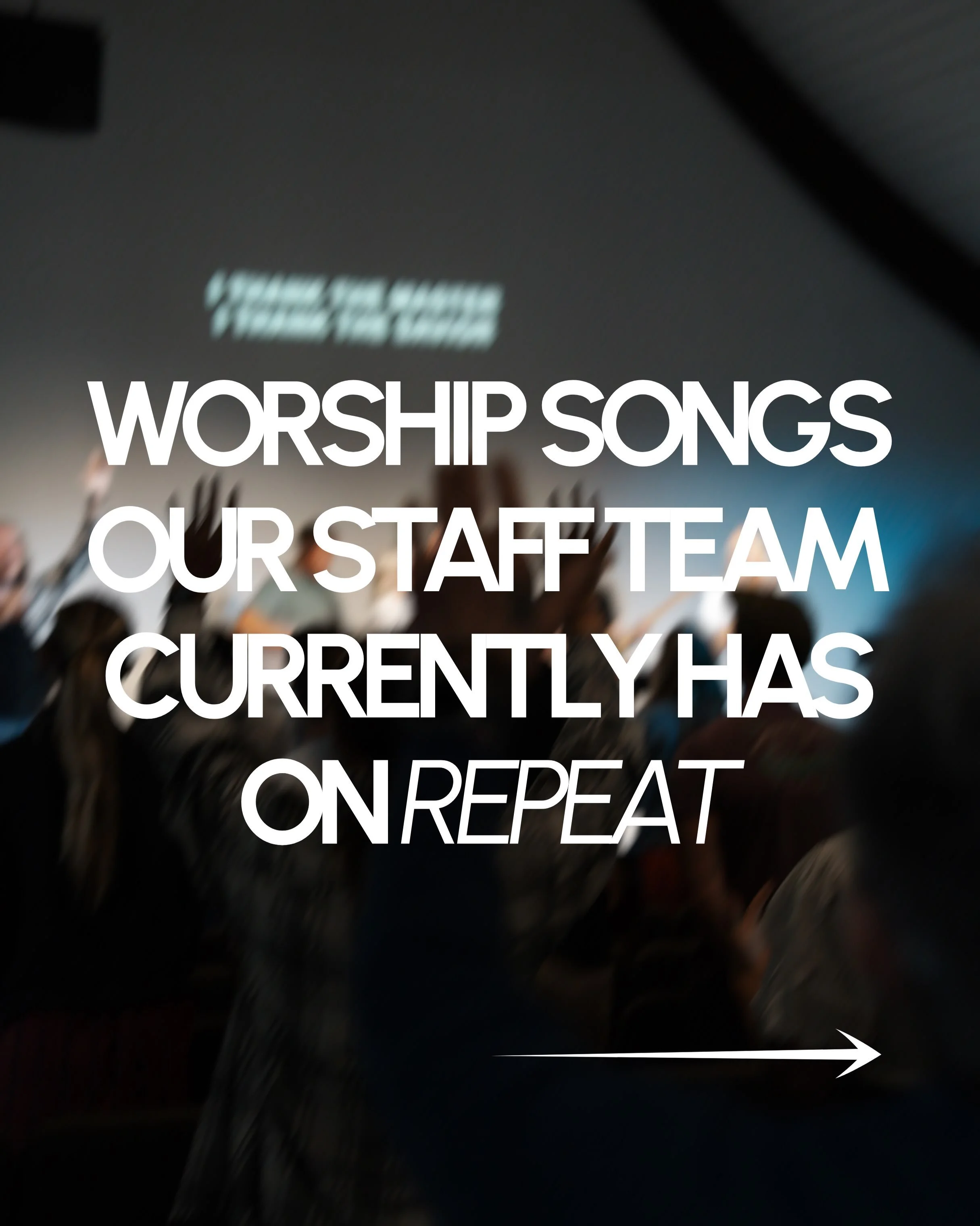 Our staff&rsquo;s current worship playlist. These are a few of the songs we&rsquo;ve had on repeat lately. What&rsquo;s been on repeat for you this week? Drop it in the comments! 👇