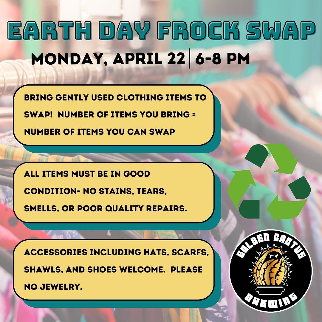 One week from today! We&rsquo;re celebrating Earth Day in style with a last minute Fock Swap! We hosted our first clothing swap last November (swipe for mems) and had a blast so we&rsquo;re bringing it back and expanding!

This gender and size inclus