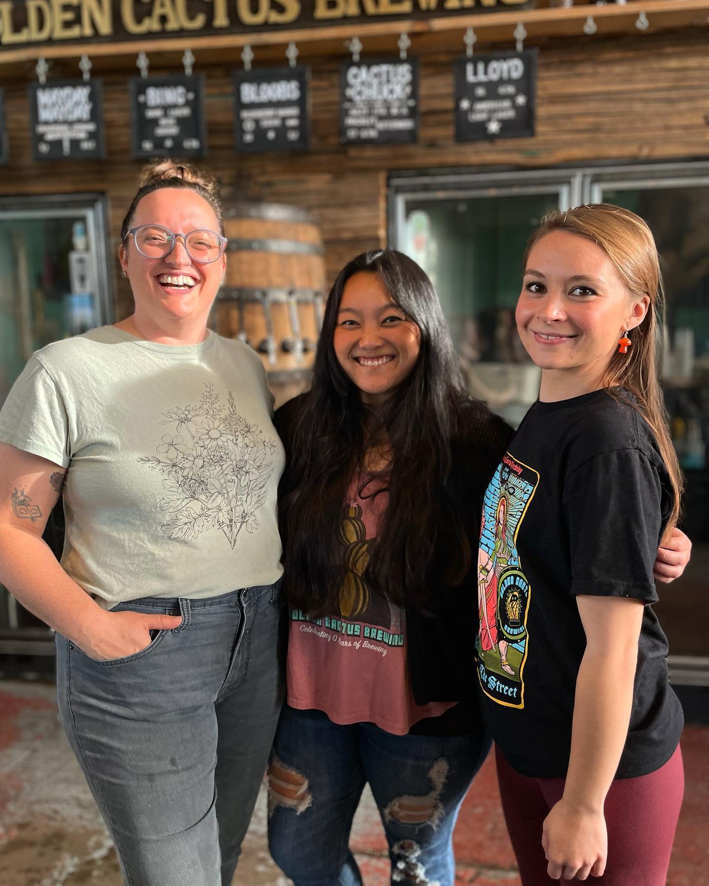 These three Bad Ma&rsquo;ama Jamma&rsquo;s couldn&rsquo;t be any more badass!  We&rsquo;re so happy to have them on staff, and we couldn&rsquo;t do what we do without them. Not pictured but shout out to the best step mom we know @floggingsmolly 💕 Ha