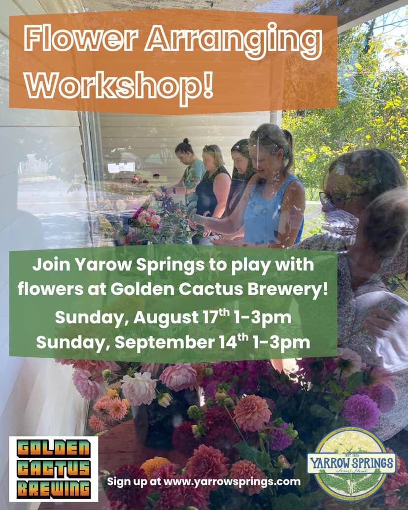 Yarrow Springs Flower Arranging Workshop