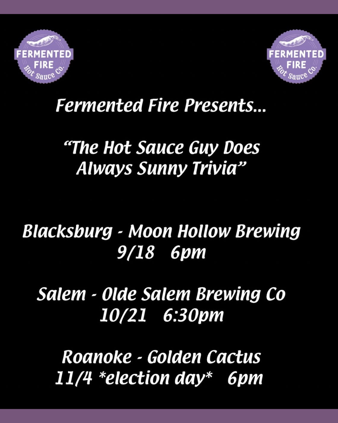 Trivia Night hosted by Fermented Fire