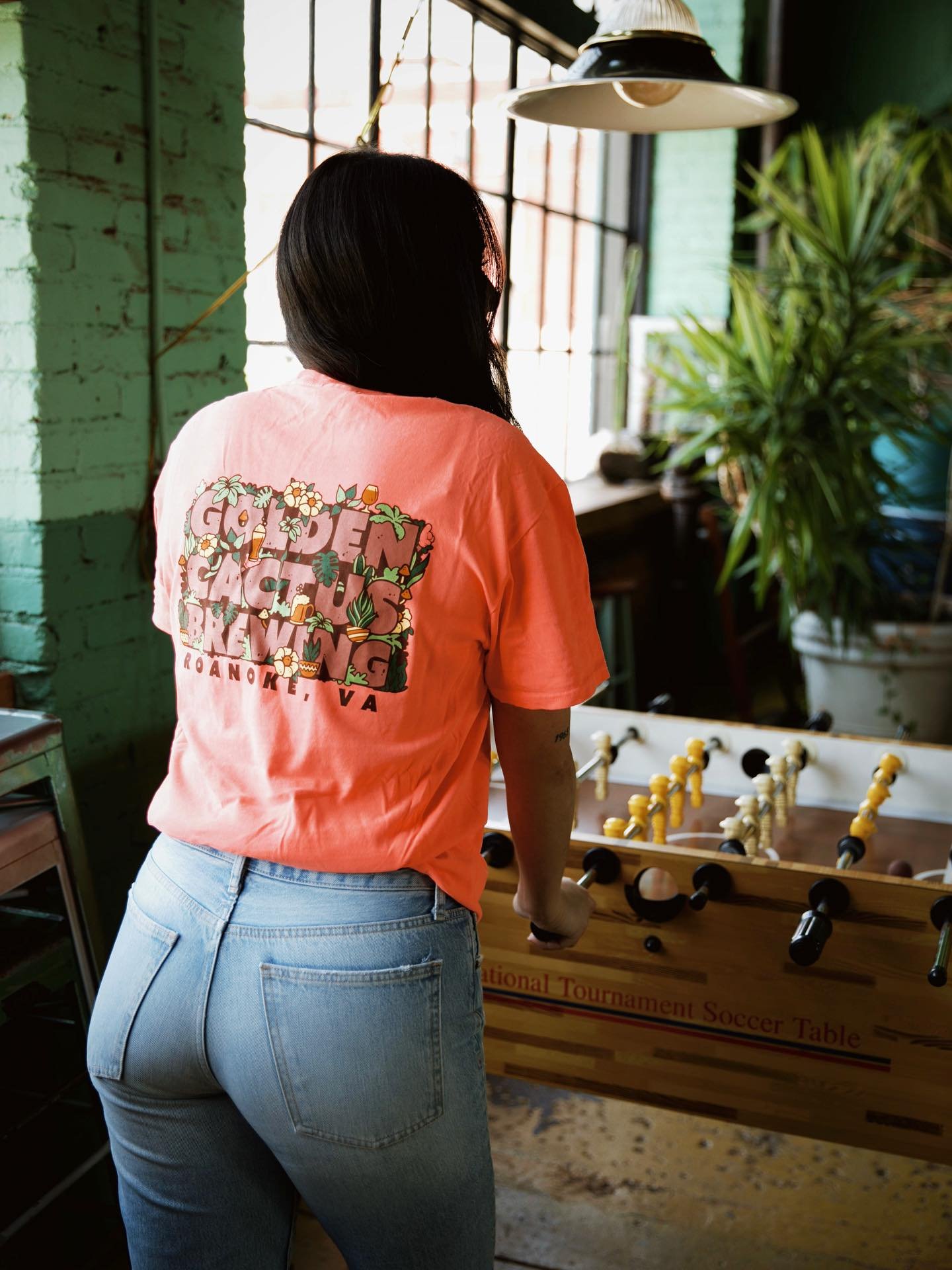 Saturdays are for afternoon beers and a competitive game of foosball. Loser has to buy the next round, or a brewery tshirt bc who doesn&rsquo;t love repping their favorite watering hole in town. Stop by and see us today! Open 12-10 pm 🌵🍻