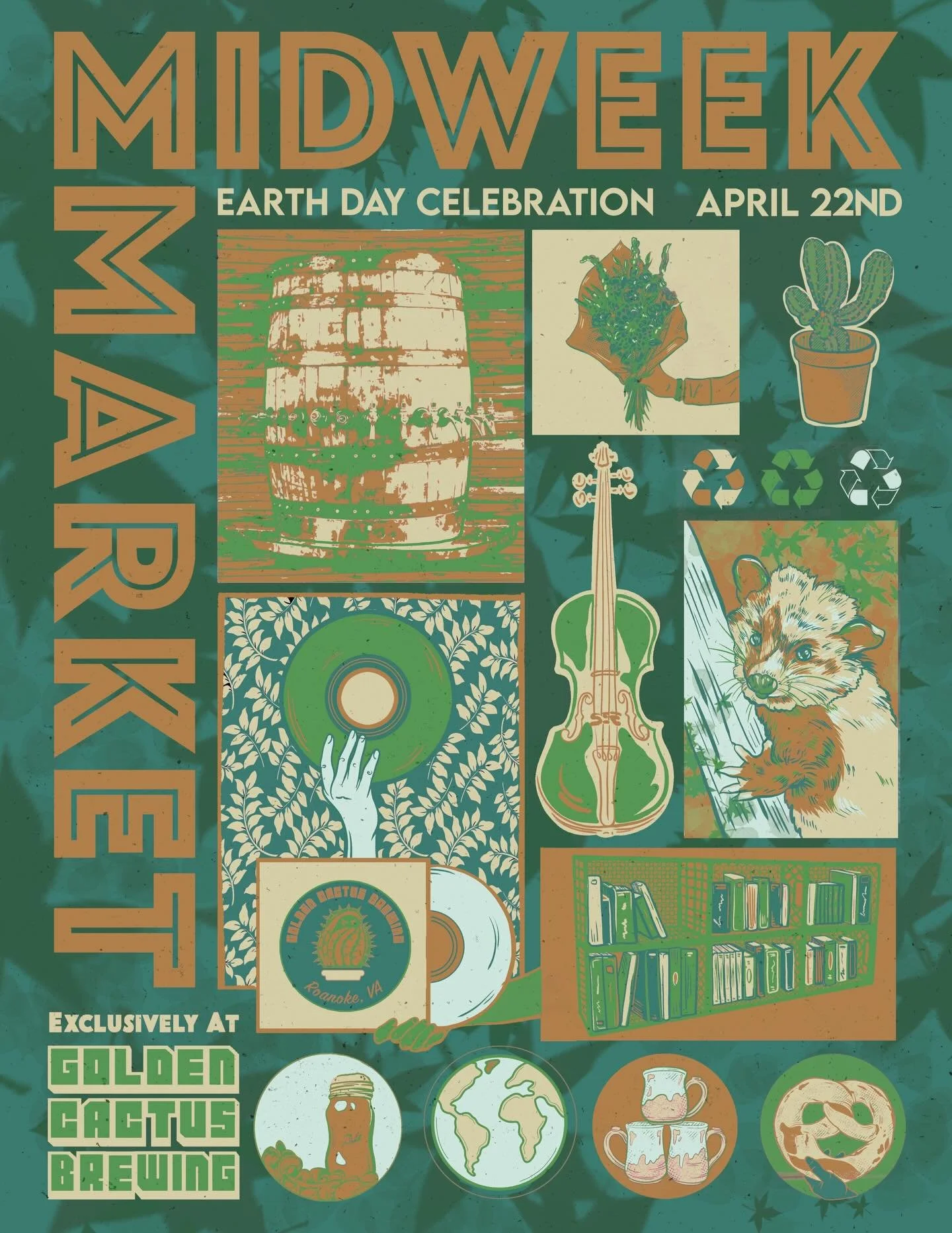 We&rsquo;re celebrating Earth Day two weeks from today at the Mid-Week Market! 🌎

Alongside some of your favorite local vendors, we&rsquo;ll be welcoming businesses and organizations focused on environmental preservation, outreach, and education:

?