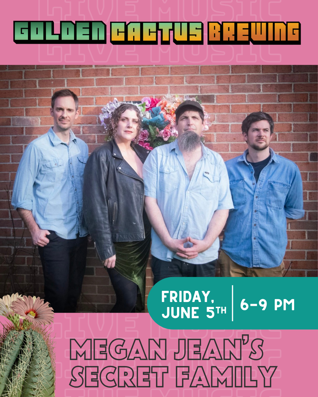 Live Music: Megan Jean's Secret Family