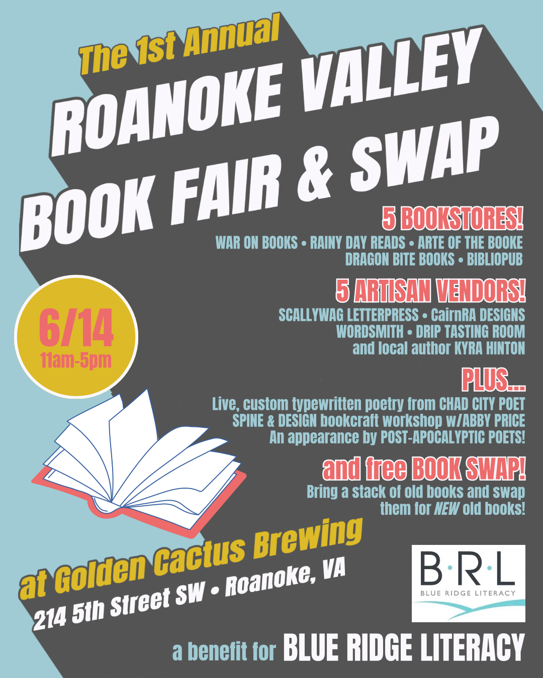 Roanoke Valley Book Fair & Swap