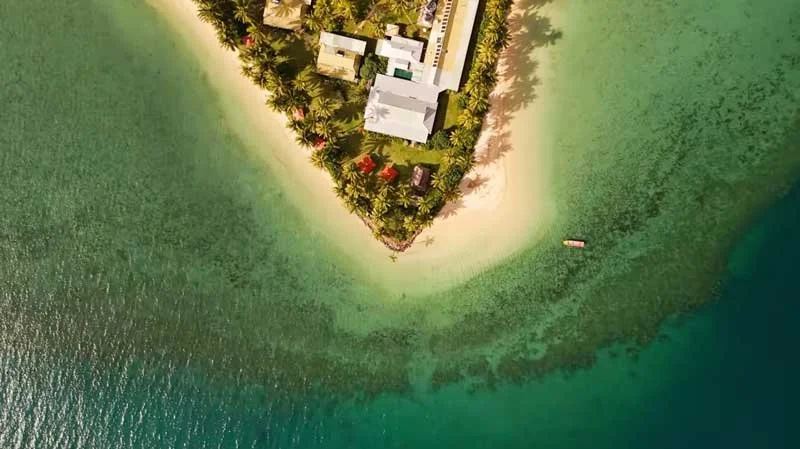Nukubati Fiji beach landscape diving destination