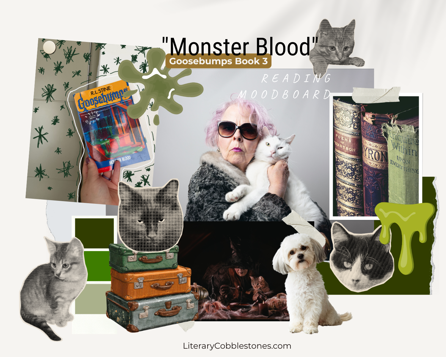 Reading Moodboard: "Monster Blood” by R.L. Stine (Goosebumps Book 3)