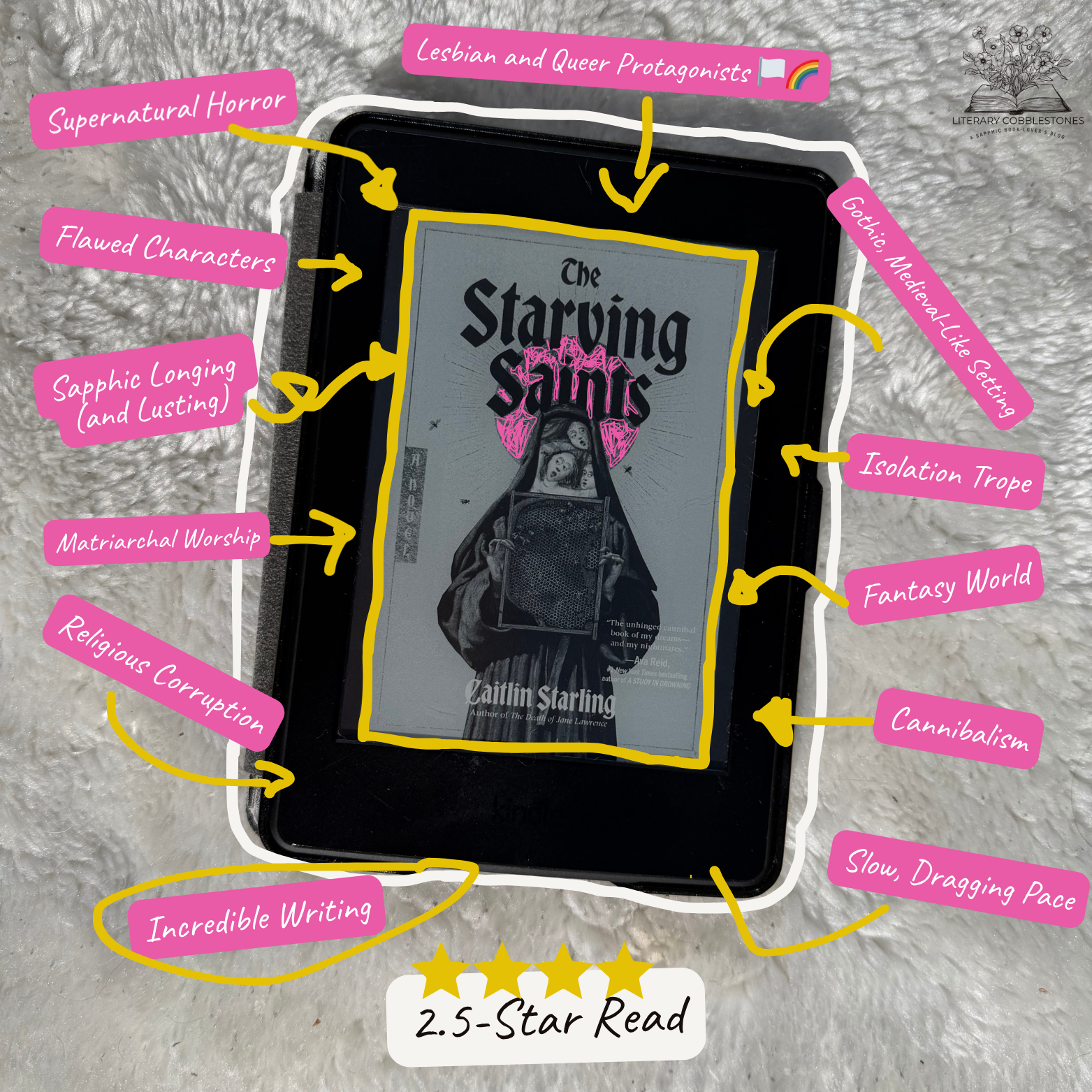 Sapphic Book Review: “The Starving Saints” by Caitlin Starling