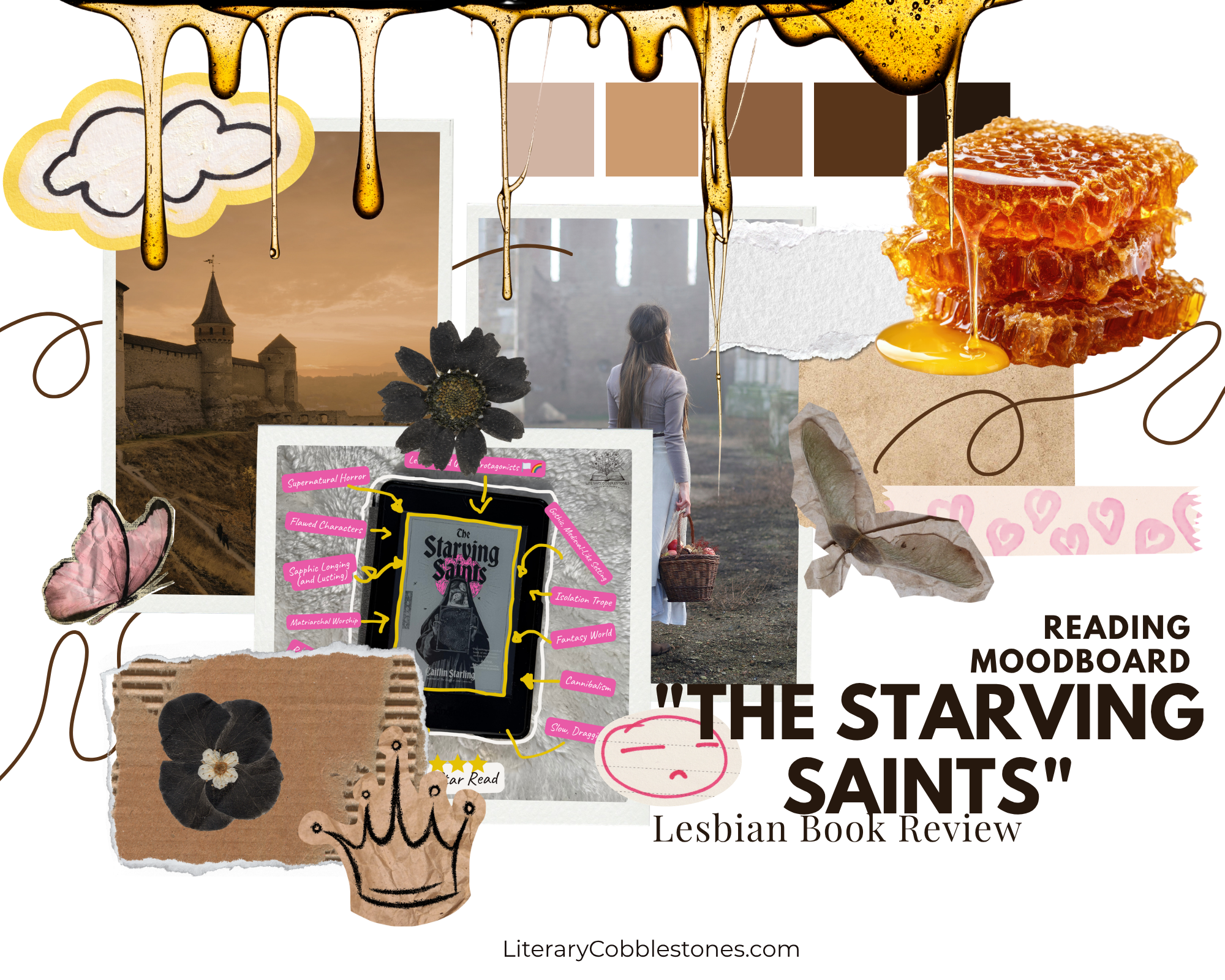 Reading Moodboard: "The Starving Saints” by Caitlin Starling