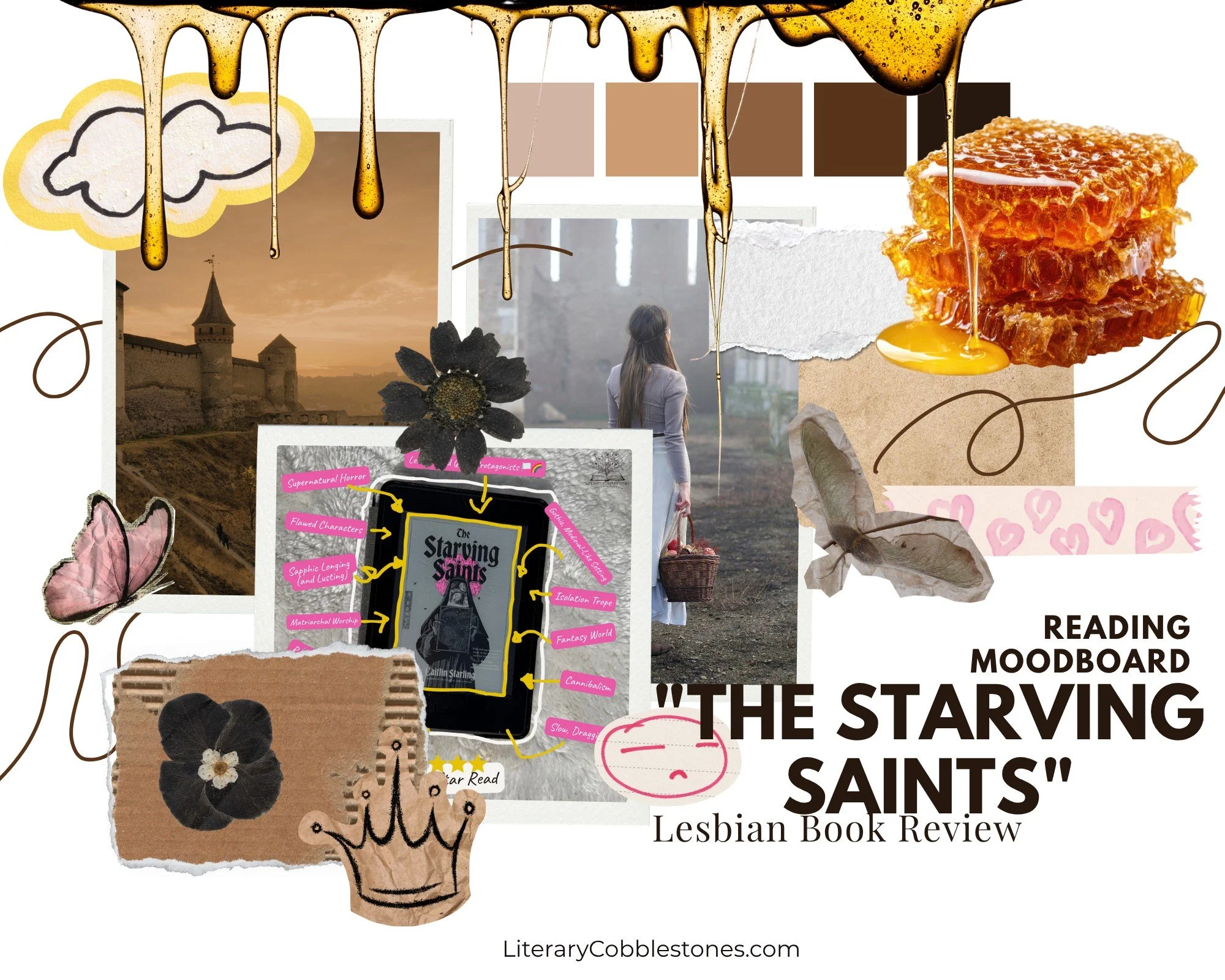 Lesbian protagonists ✔️ Sapphic lusting? ✔️ Religious cannibalism ✔️ Then Caitlin Starling's &ldquo;The Starving Saints&rdquo; might be your next best read.

📝 Full book review and reading moodboard up on the blog. 

#horrorbookstagram #lesbianhorro