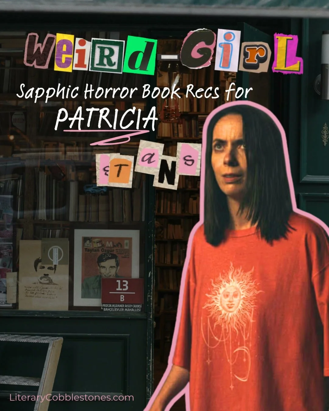 🧌5 Weird Girl Book Recs for Patricia Stans 🧌

YOU HAD YOUR QUALMS?!

Feel like a bit of an outsider? Slightly left of center? Well, good news: Patricia from Widow's Bay is proof that &ldquo;weird girls&rdquo; (and weird lezs!) are winning 2026. 

I