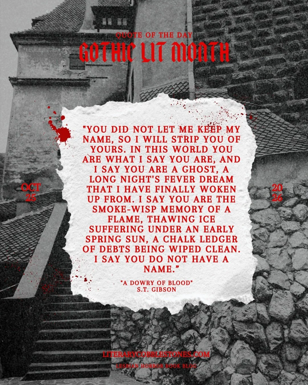 Welcome back for Day 25 of Gothic Literature Month! 🕯️📕

For day 25, we're back to vampires with a Dracula retelling, but this time, it takes a sapphic, feminist approach with a tale about his three wives and their journey to taking back their auto