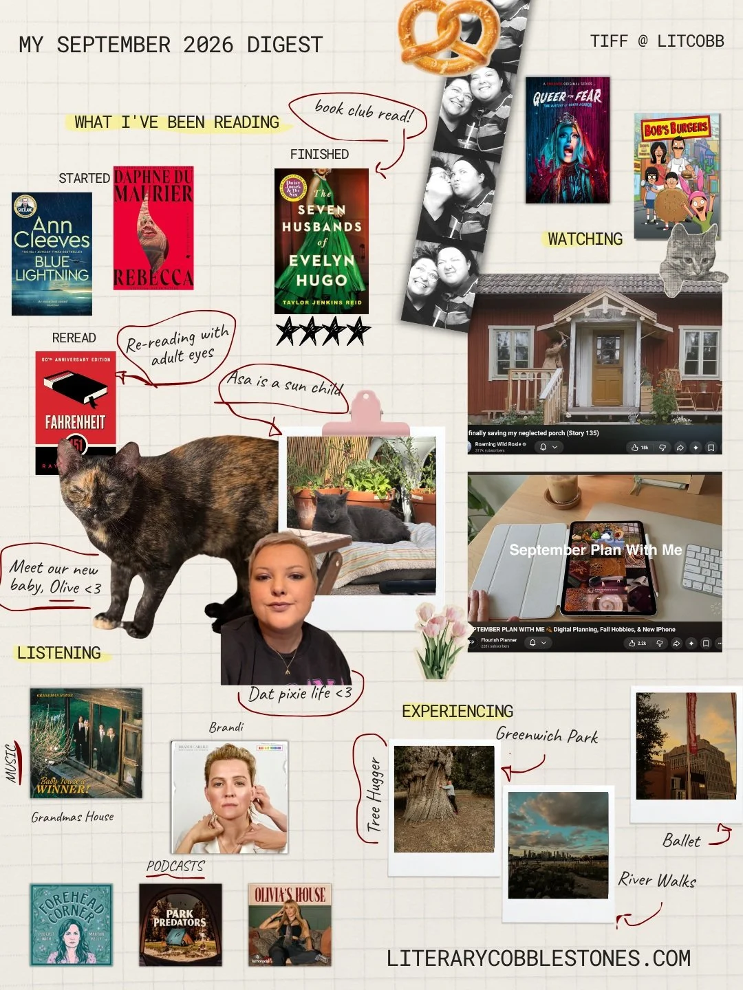 📖 What I Read in September 📖

HeII hath frozen over as I actually went to a book club. Over the last year, it's been a favorite pastime of mine to sign up for a new book club, buy/check out the book, and then not actually go. But I did it! I went, 