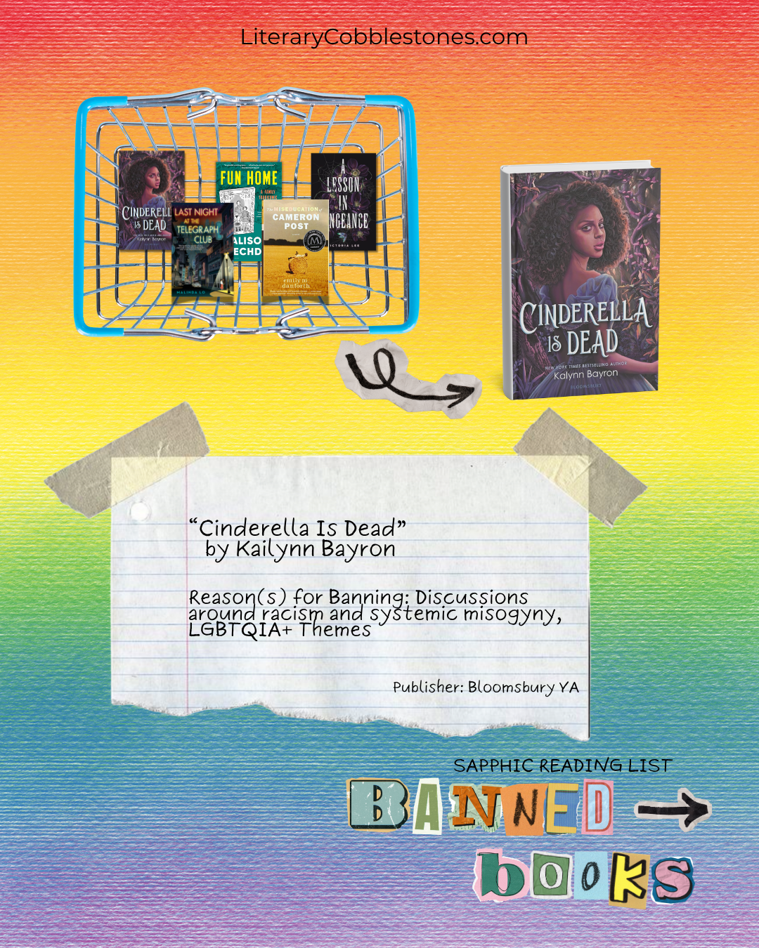 LGBTQ+ Banned Book Recommendations featuring Cinderella Is Dead