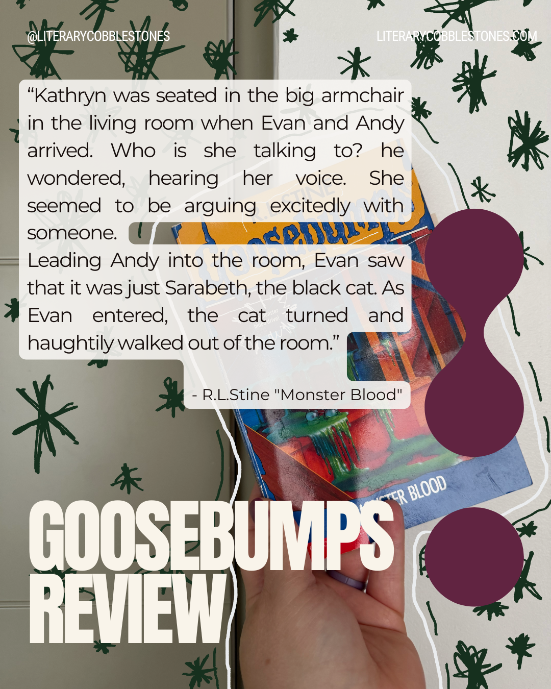 goosebumps book review quote monster blood book 3