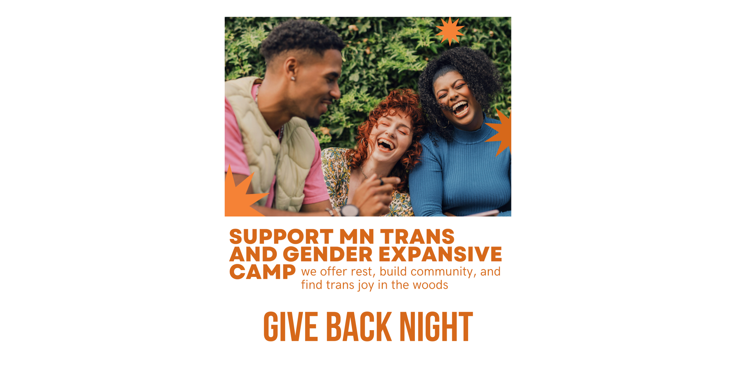 MN Trans and Gender Expansive Camp Giveback Night