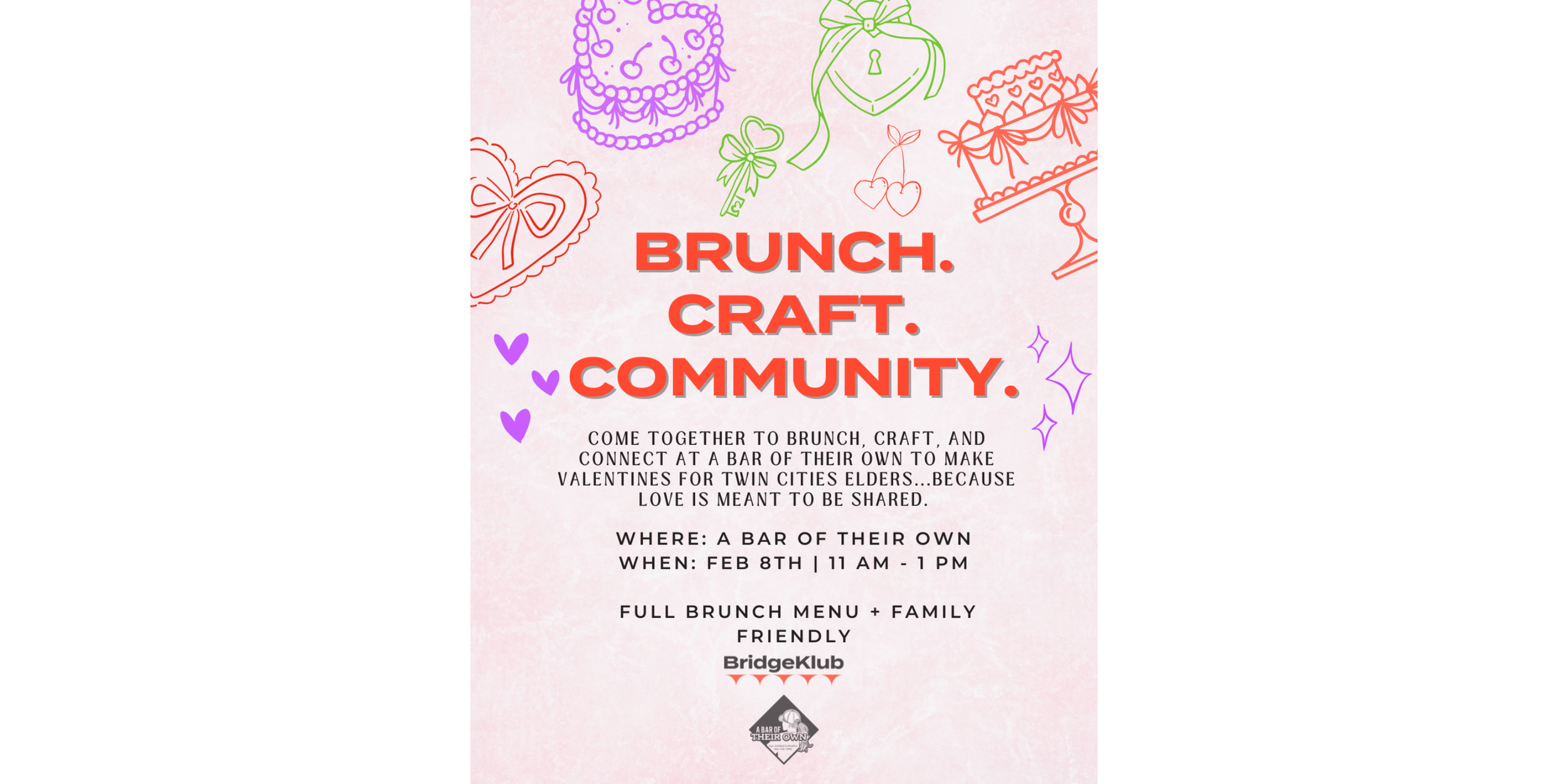 Family Valentine's Making Brunch 