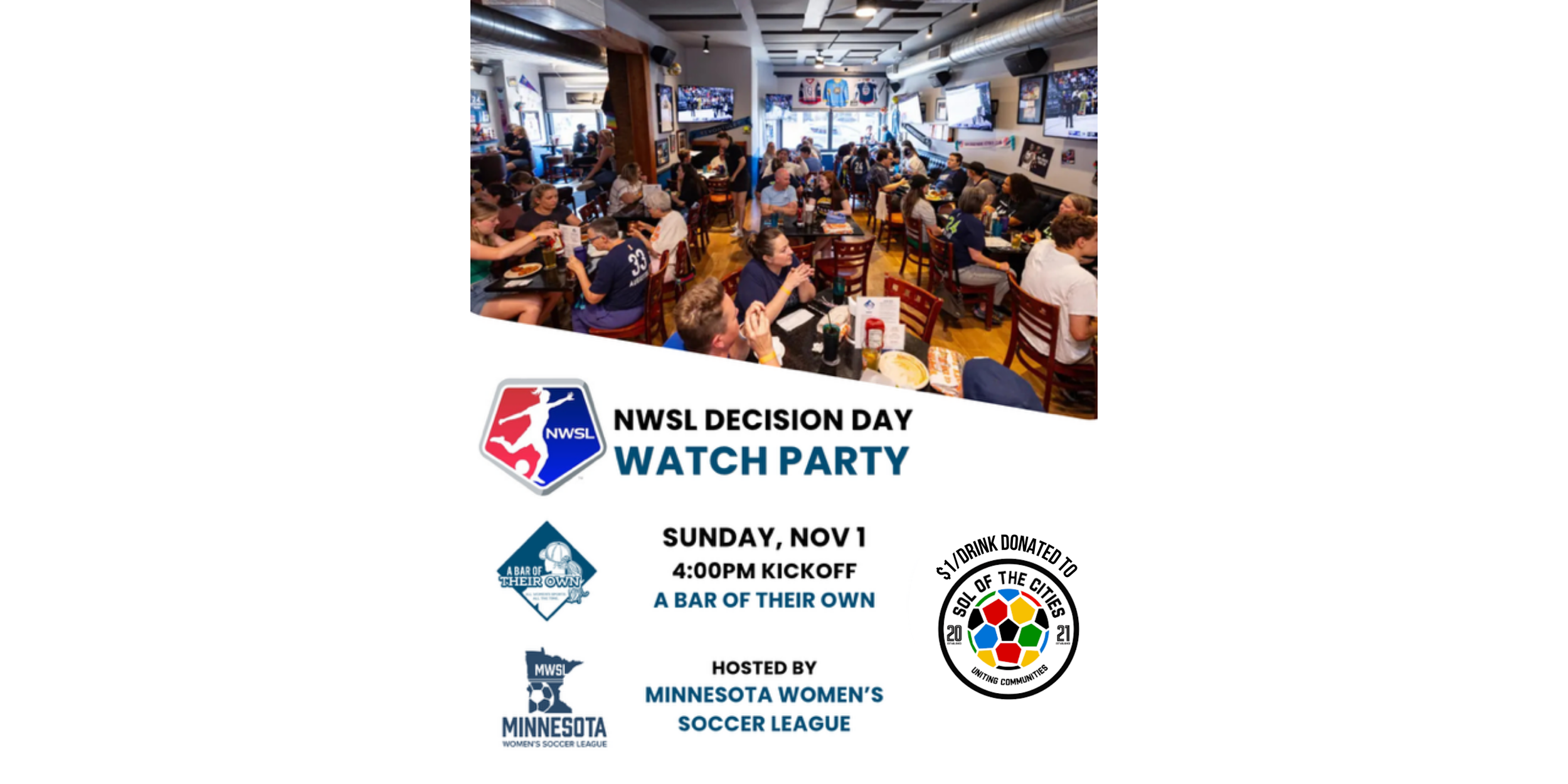 NWSL Decision Day Watch Party