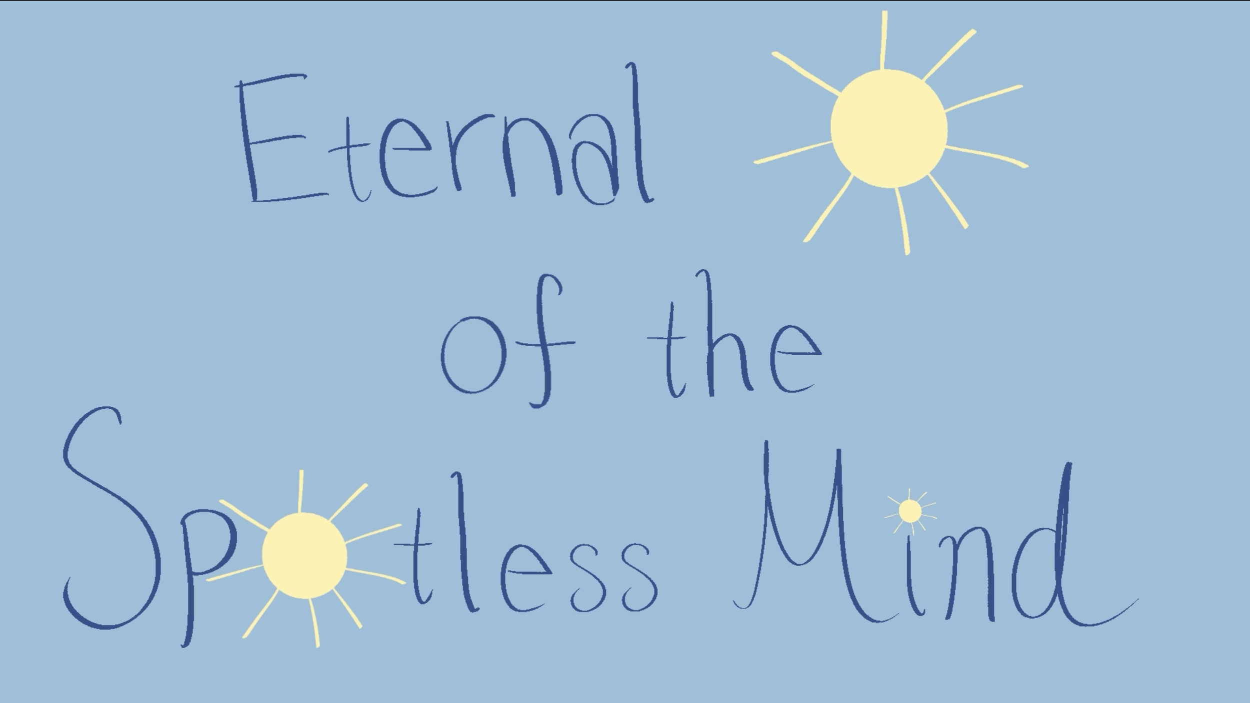 Eternal Sunshine Title Sequence