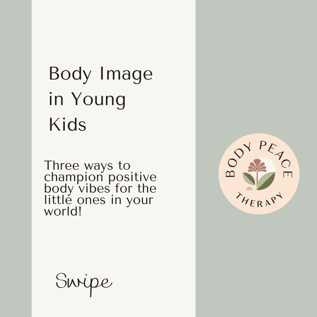 Want to learn more? Stay tuned for this special series on body image in kids!

#bodyimage #bodypositivekids #bodykindness #bodyimagekids #haes #haeskids #therapist #edprevention #bodiesarecool