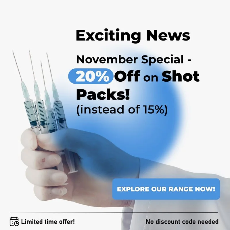 November Special - 20% Off on Shot Packs! (instead of 15%)