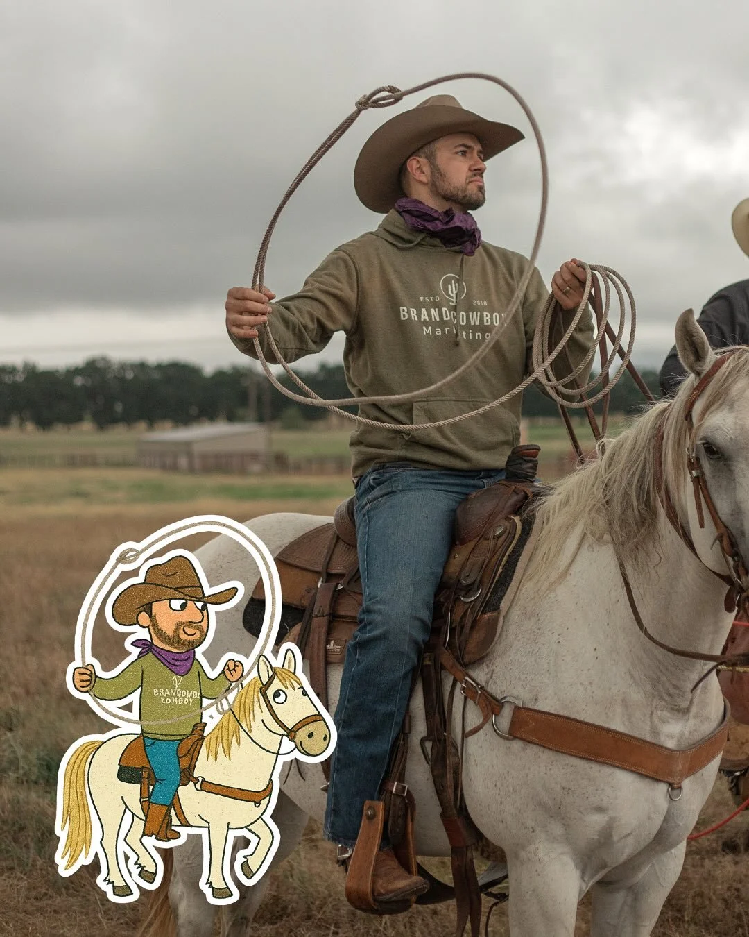 Thought we&rsquo;d hop on the trend😮&zwj;💨🤠🙌🏼

#brandcowboy #cowboycrafted #charlielola #trendy